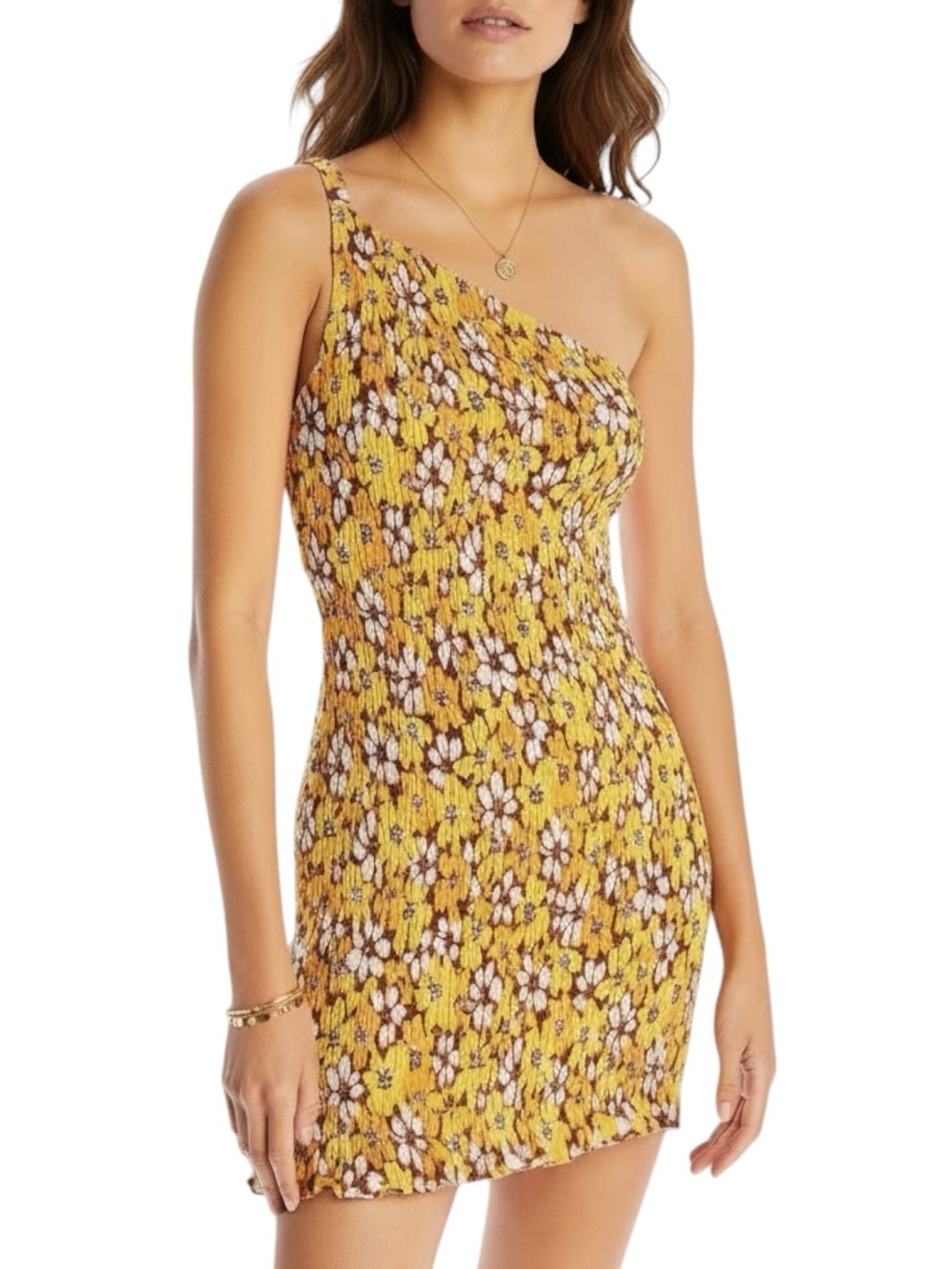 Nwt Faithful The Brand One Should Smocked Floral Pullover Mini Dress Size 4